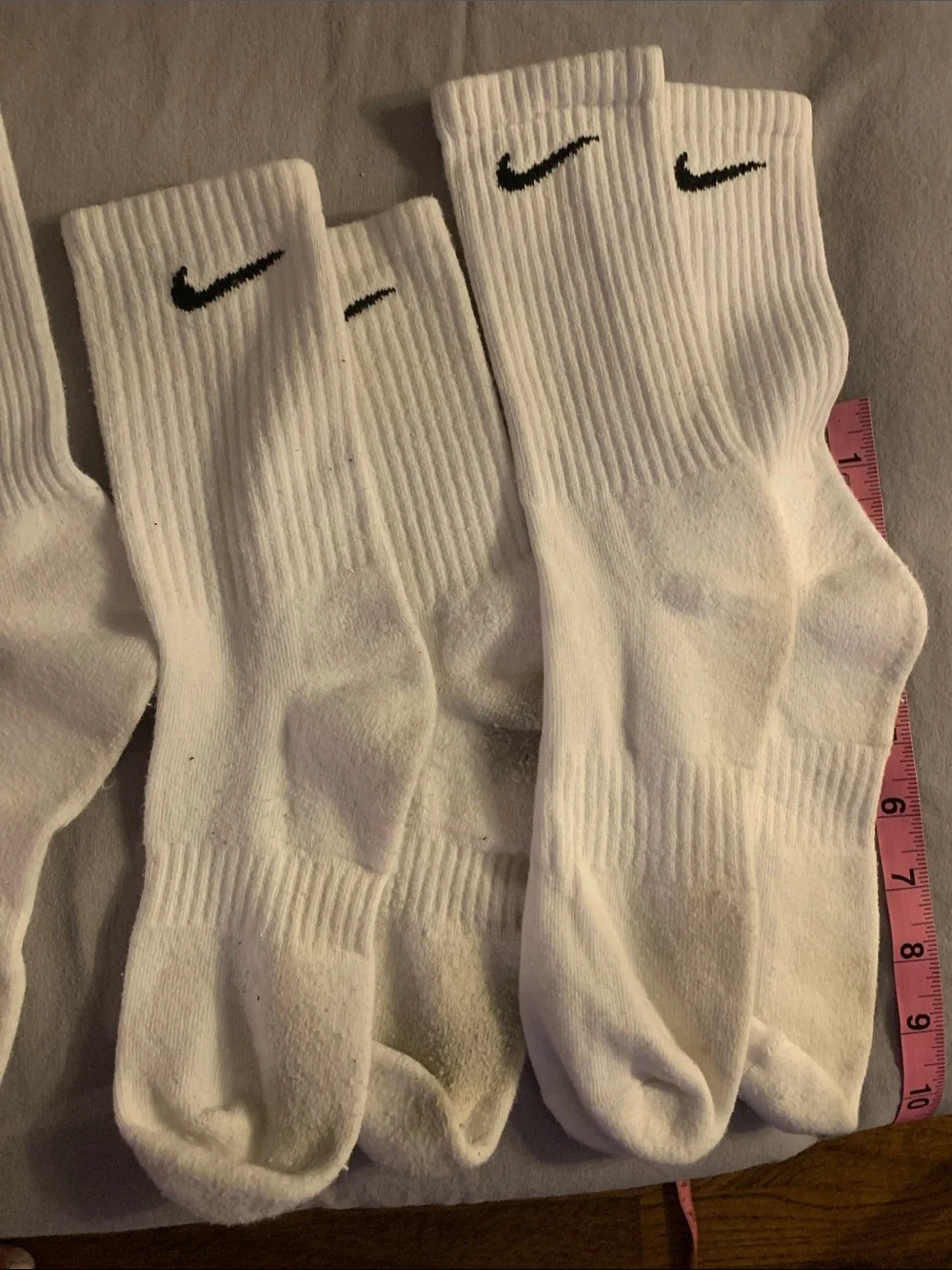 Champion & Nike White Athletic Crew 🧦 4 PAIRS